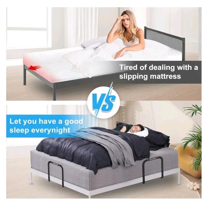 Mattress Retainer Bars and Bedside Caddy