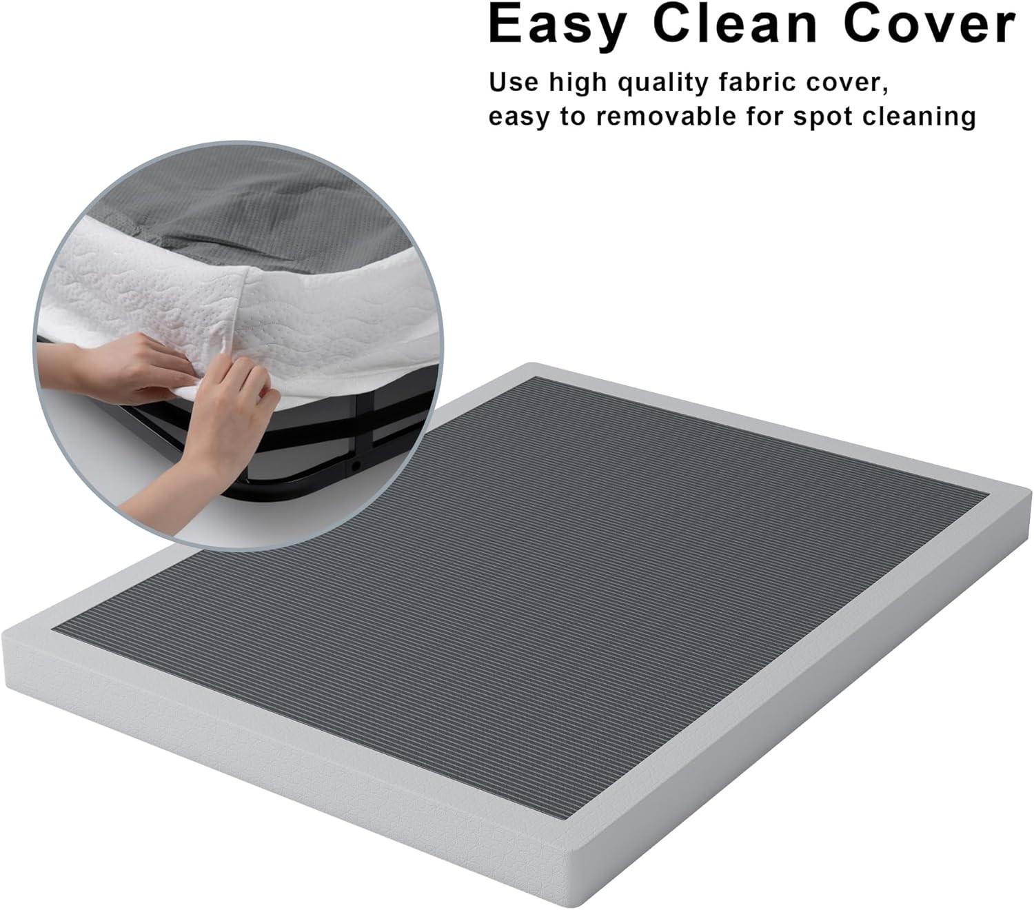3 Inch Box Spring Full Low Profile Box Spring Full Size Metal Bed Base Heavy