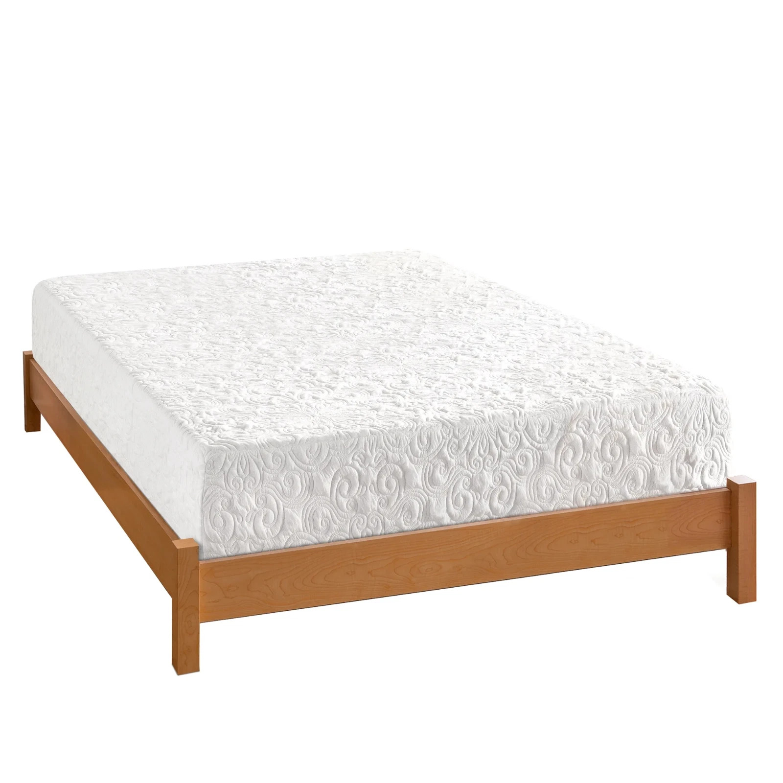 ZINUS SPA SENSATIONS SERENITY 10″ KING MEDIUM TIGHT TOP MEMORY 47C – WHITE