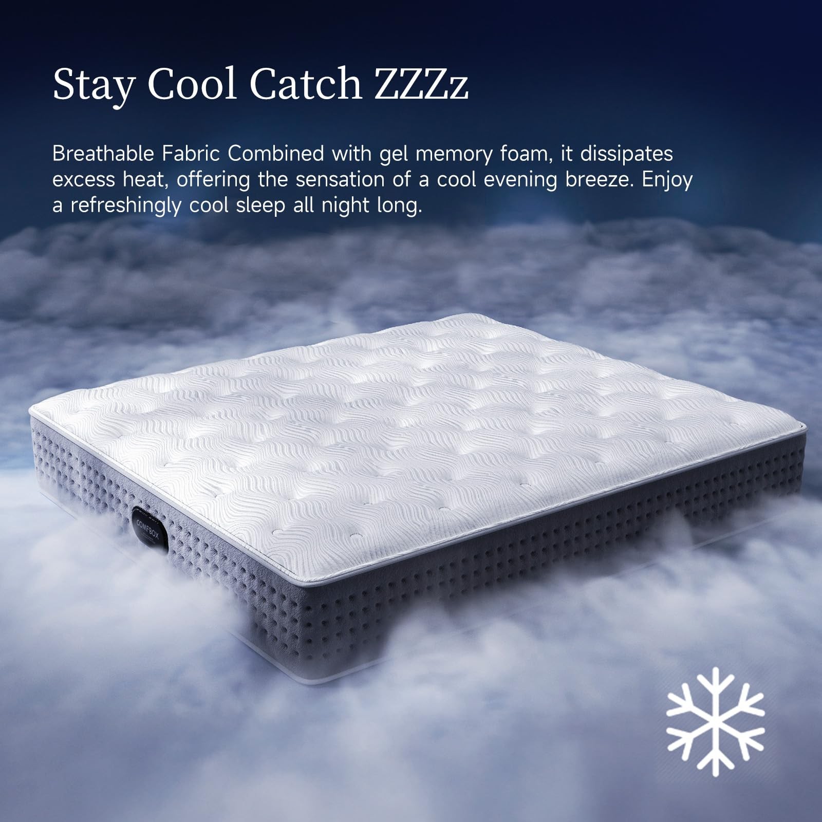 The Feel Most Sleepers Prefer King Mattress Hybrid | Contouring Memory Foam C…