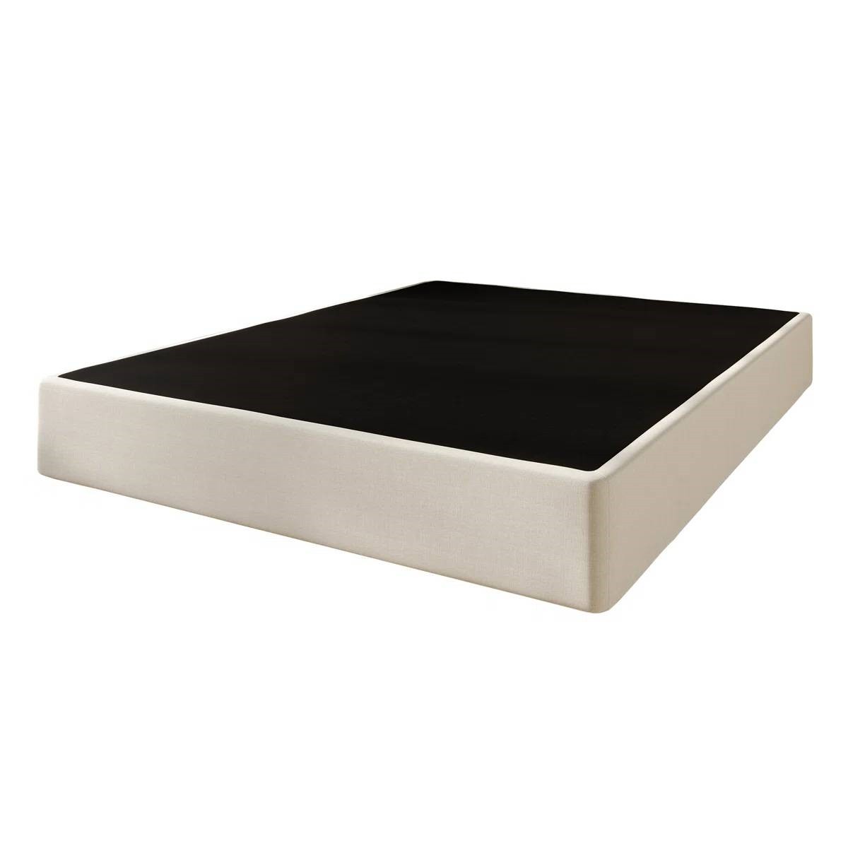King 7.8in Metal Box Spring Mattress Foundation with Cover