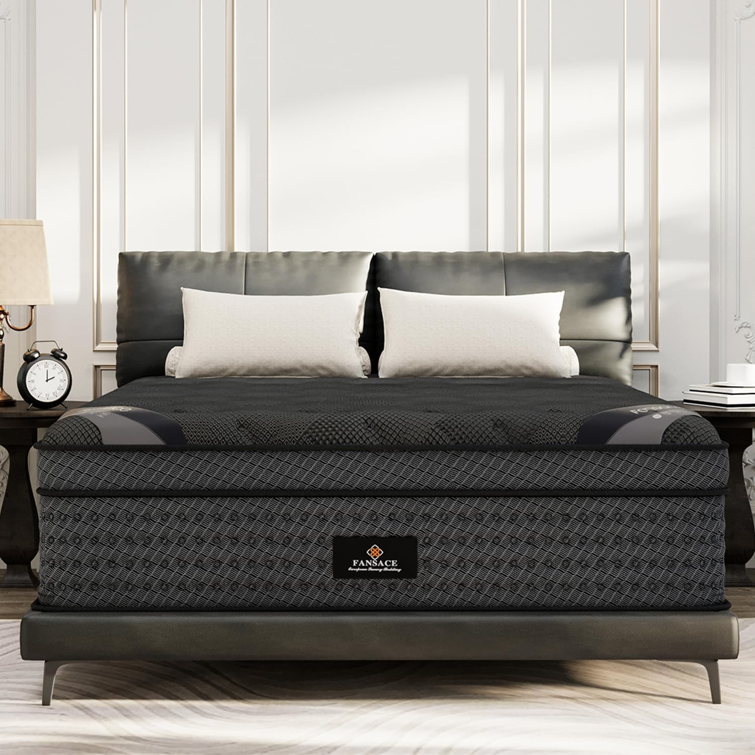 Queen Size Mattress (High-End Upgraded) Hotel-Level Luxury 18 Inch Hybrid Queen