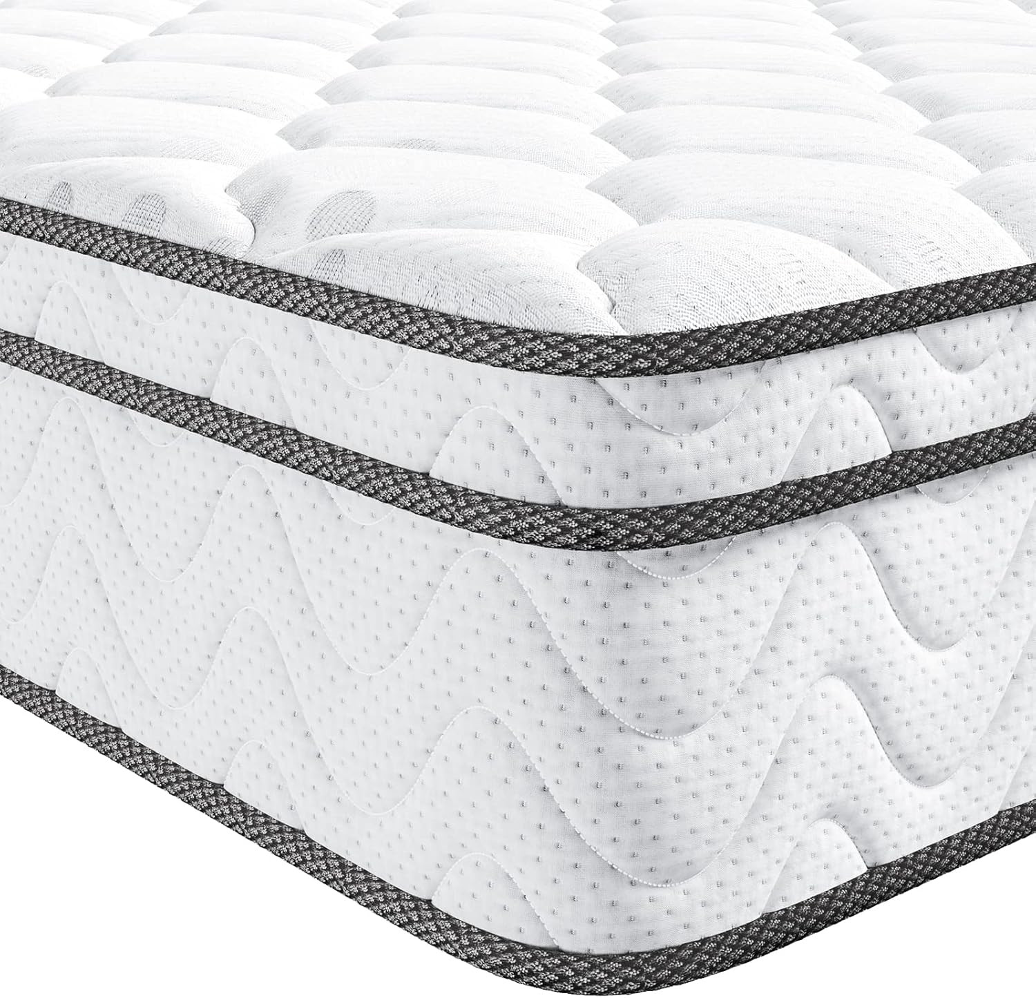 Cool Sleep 10″ Twin Mattress – Memory Foam & Pocket Springs, Ergonomic Design