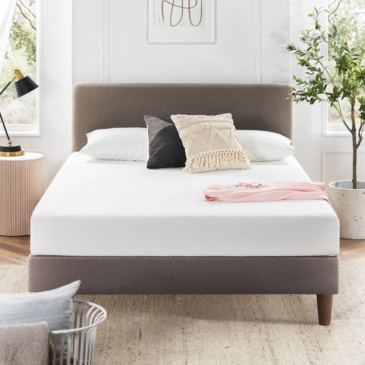 8» Medium Memory Foam Mattress in a Box – Twin. 39″ x 75 L.