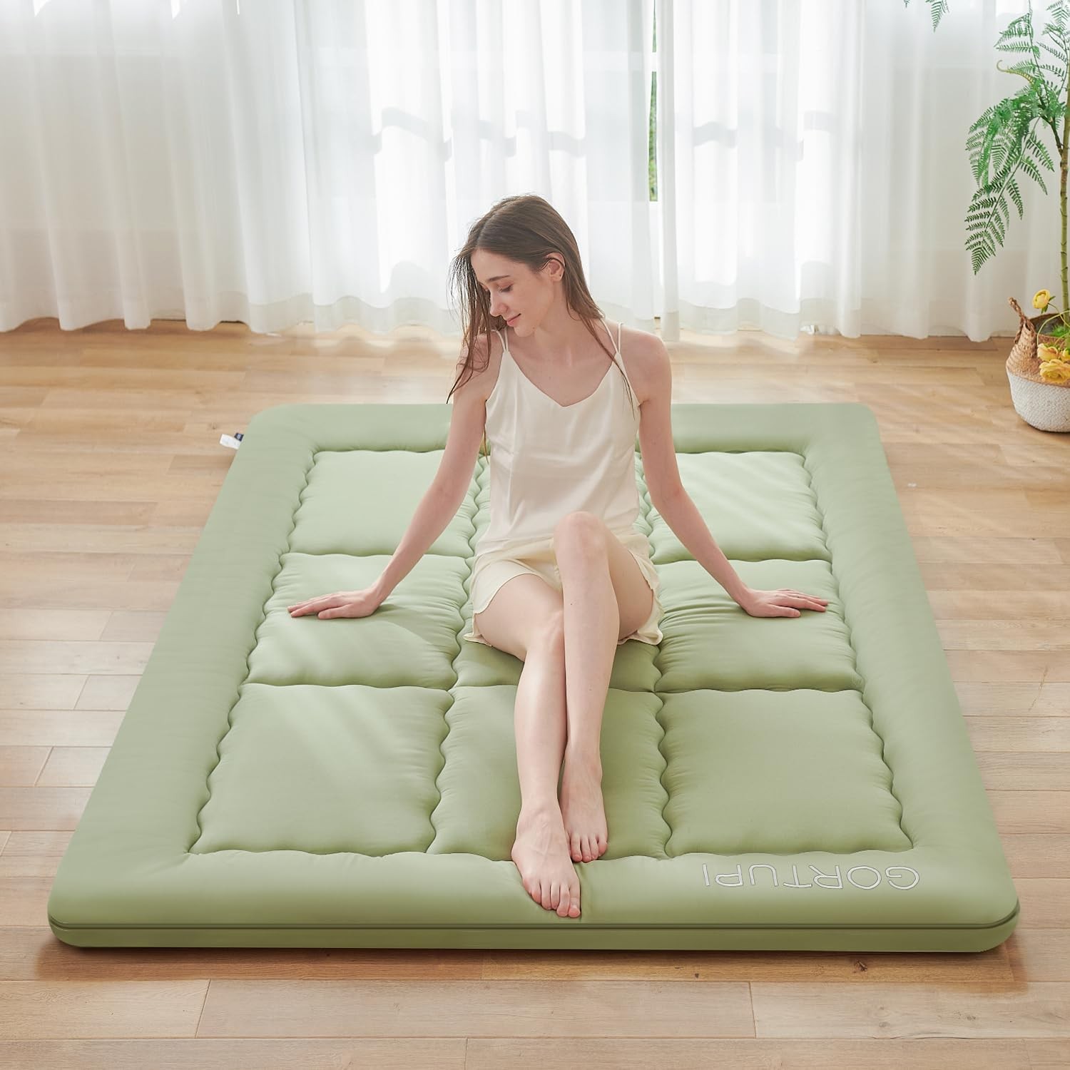 Size Full Japanese Floor Futon Foldable Futon Mattress for Floor Tatami Mattr…