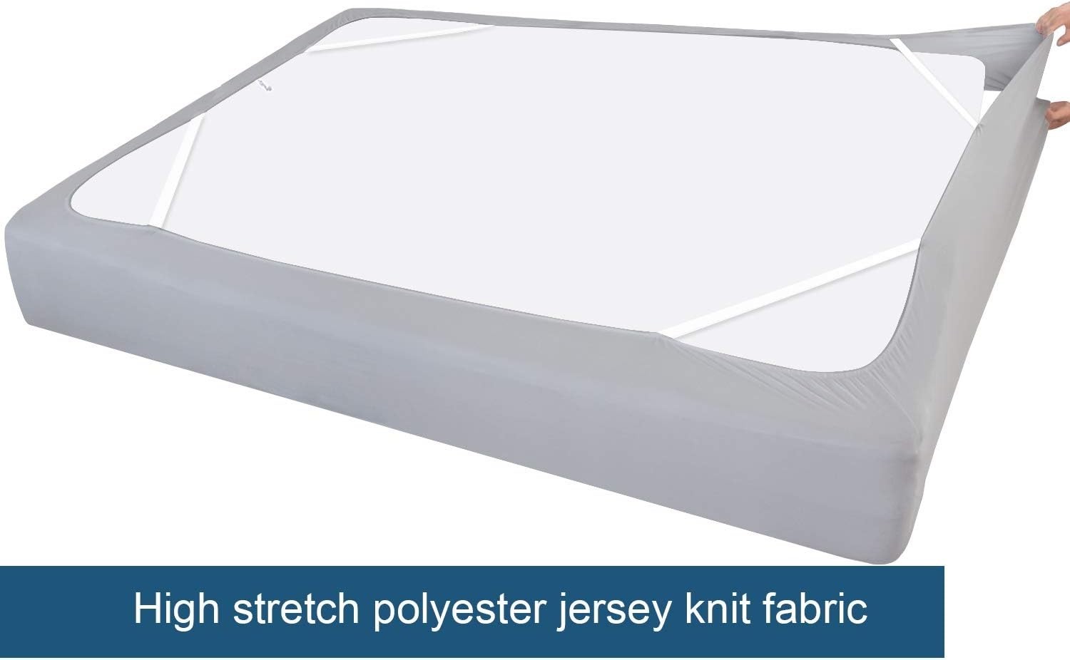 Elastic Fabric King Size Box Spring Cover – Modern Solution for Bedroom Decor