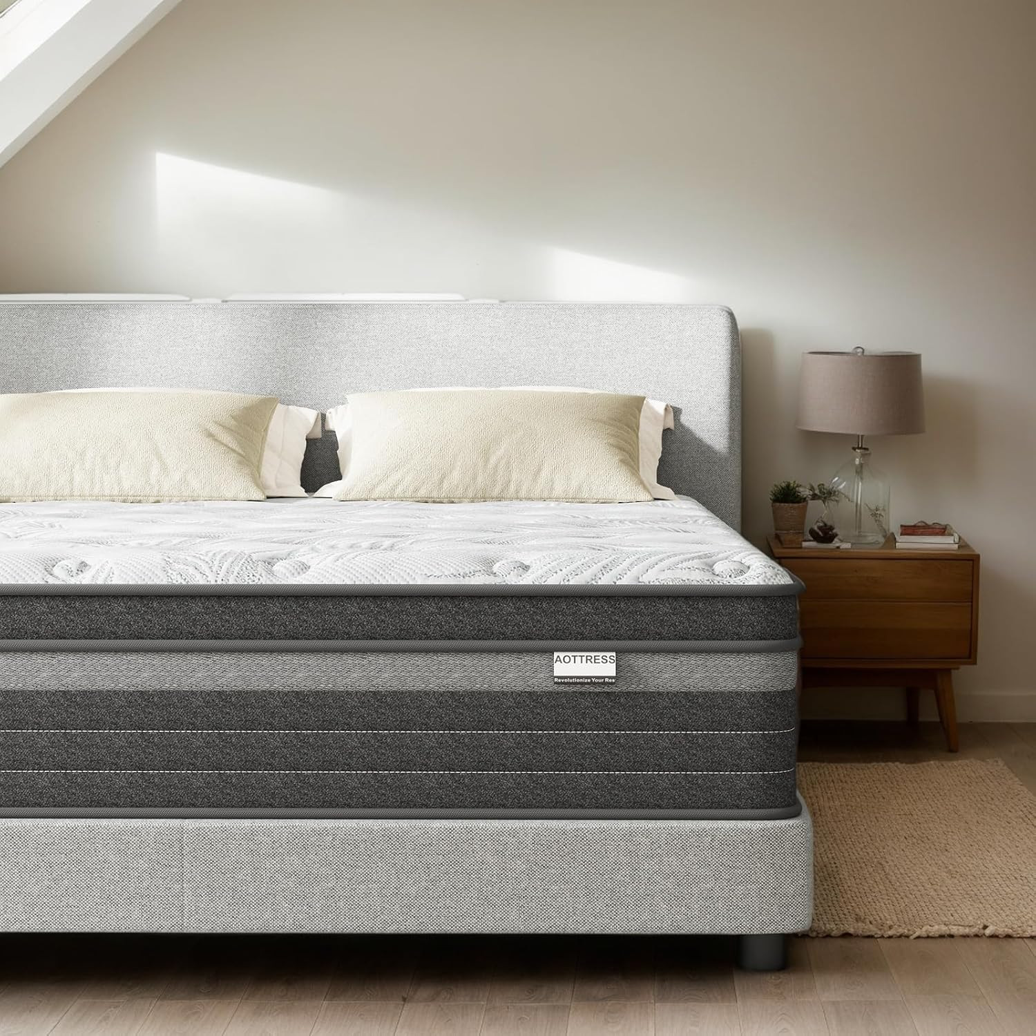 12″ Twin Hybrid Mattress in a Box – CertiPUR-US, 100 Night Trial