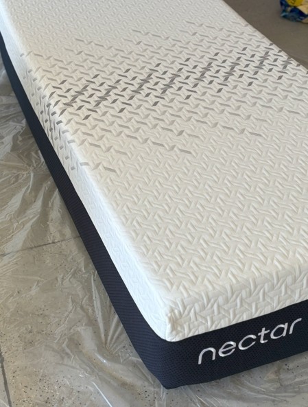 Nectar Premier Twin XL Memory Foam Mattress- Cooling, Medium, White/Gray/Black