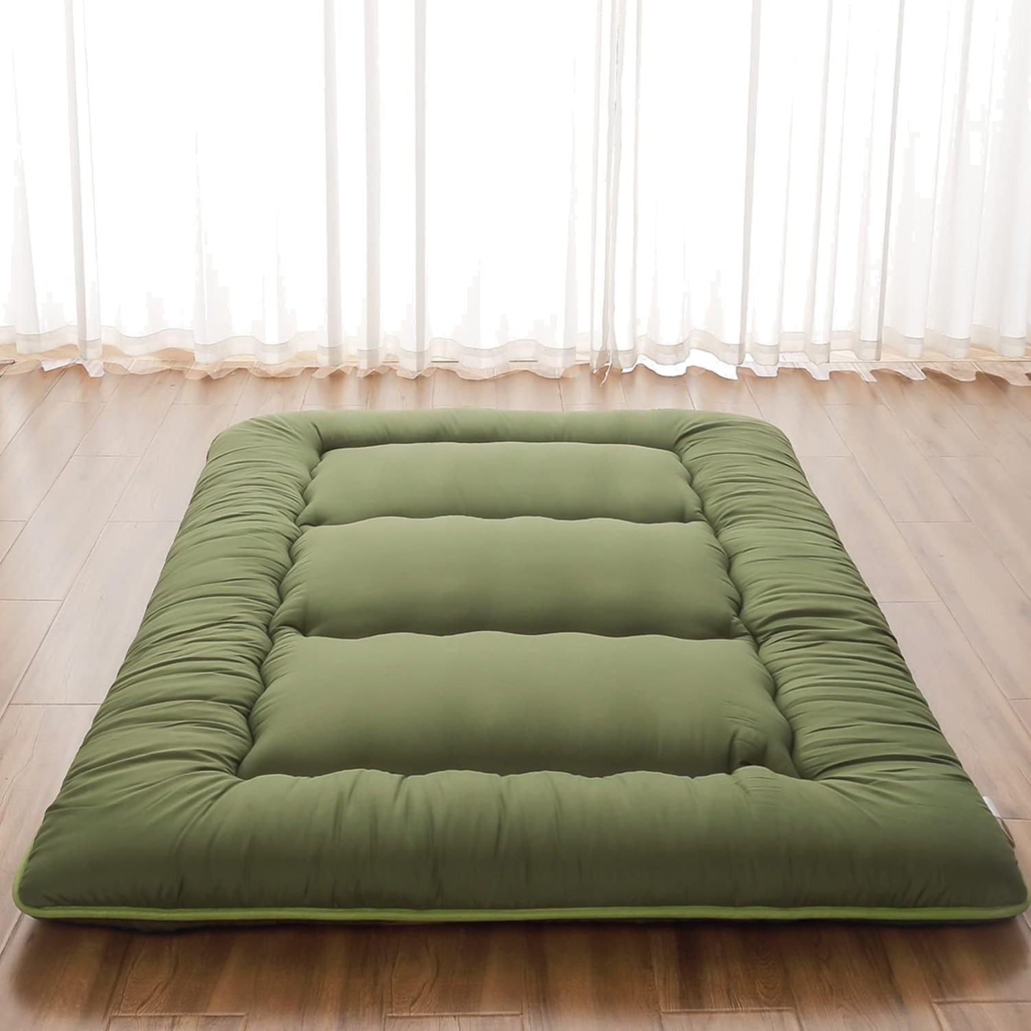 Japanese Floor Mattress Twin Memory Foam Foldable Portable Guest Tatami Bed