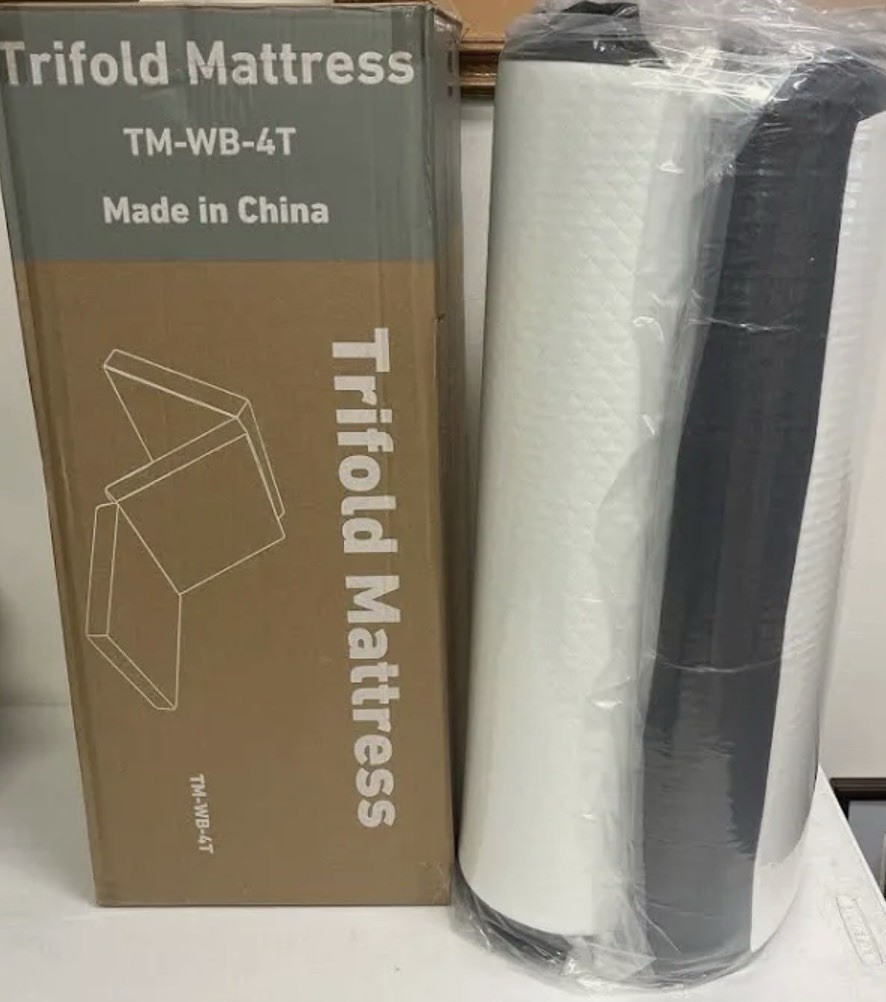 trifold mattress, specifically model TM-WB-4T