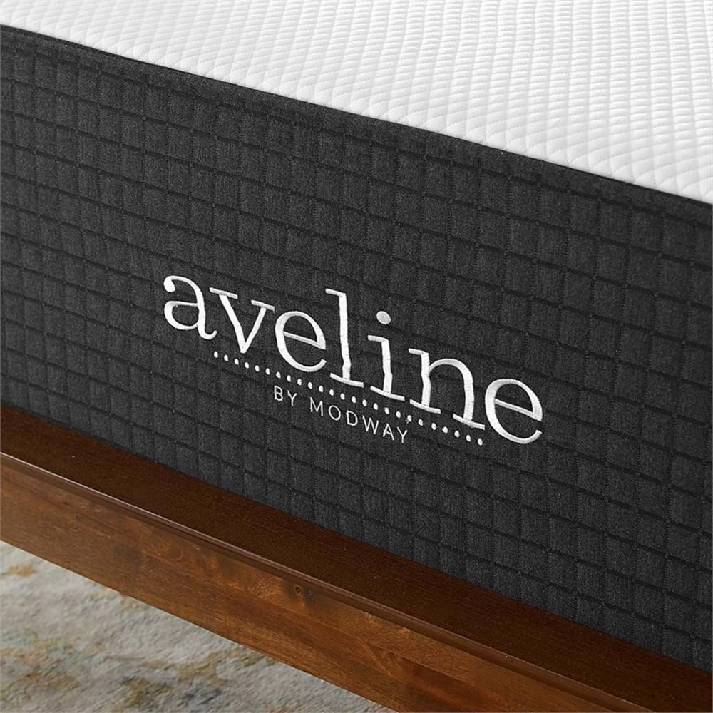 Modway Aveline 16″ Modern Style Memory Foam Full Mattress in White