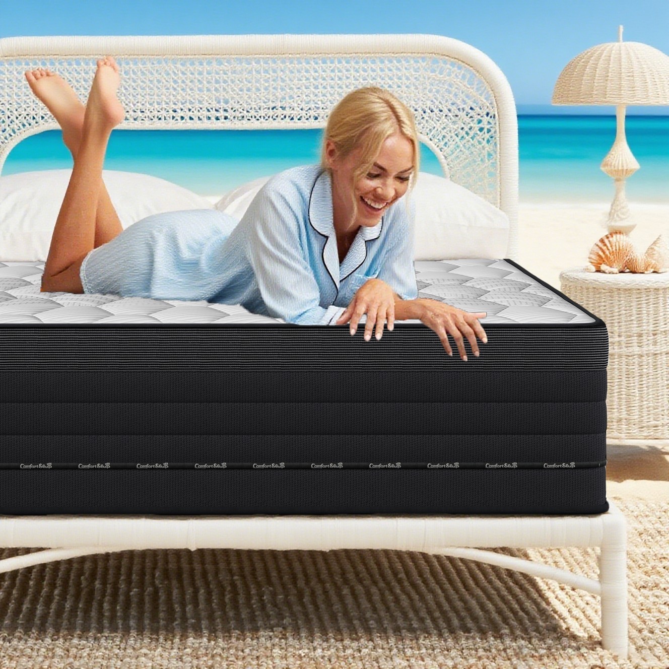MRH Mattress, 12-Inch Boxed Hybrid, Mix mattresses,Mattress