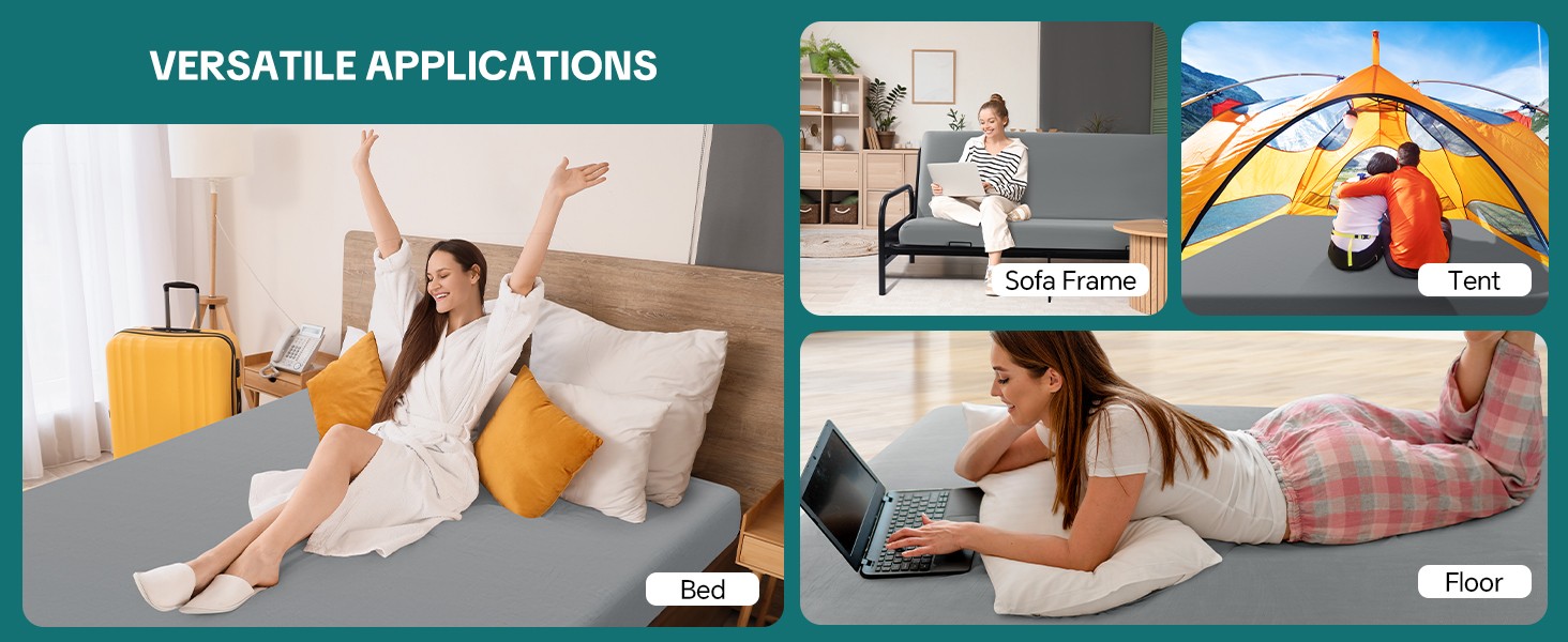 Memory Fo Futon Mattr, Foldable Sofa Bed Mattr with