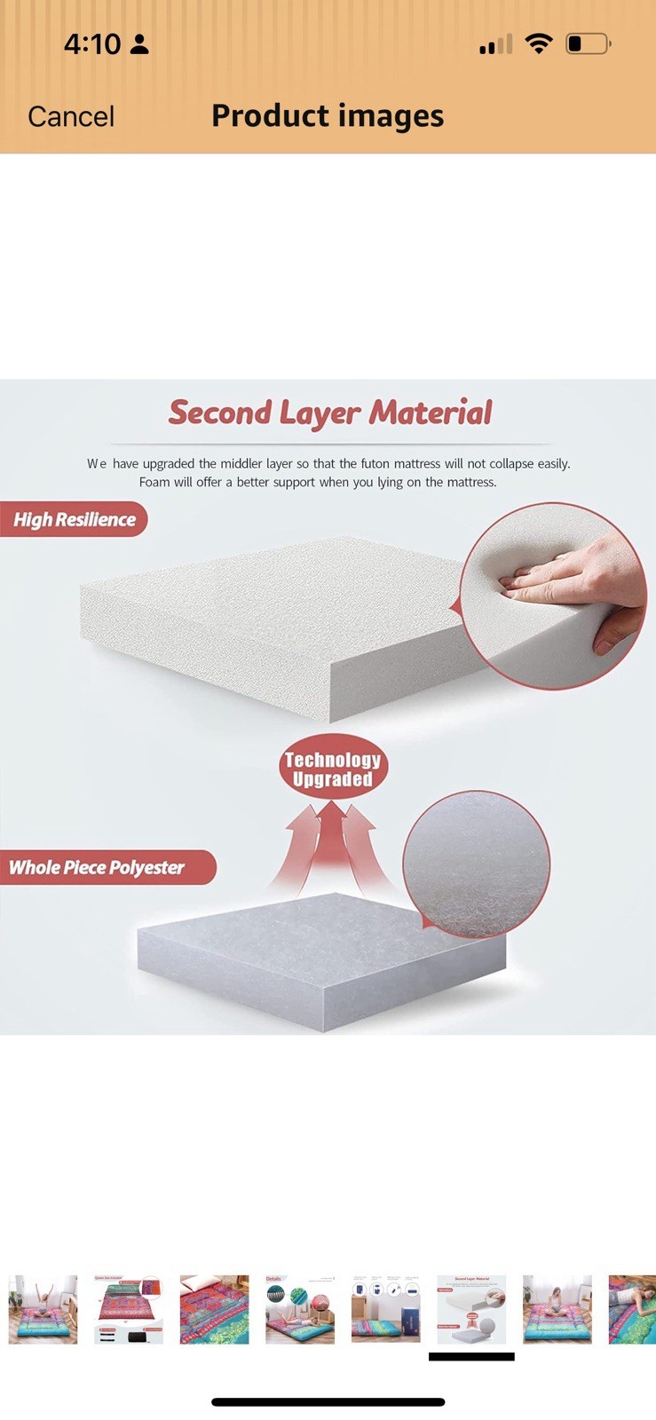 MAXYOYO Bohemian Futon Floor Mattress Sleeping Pad Lounger Couch Bed, Queen