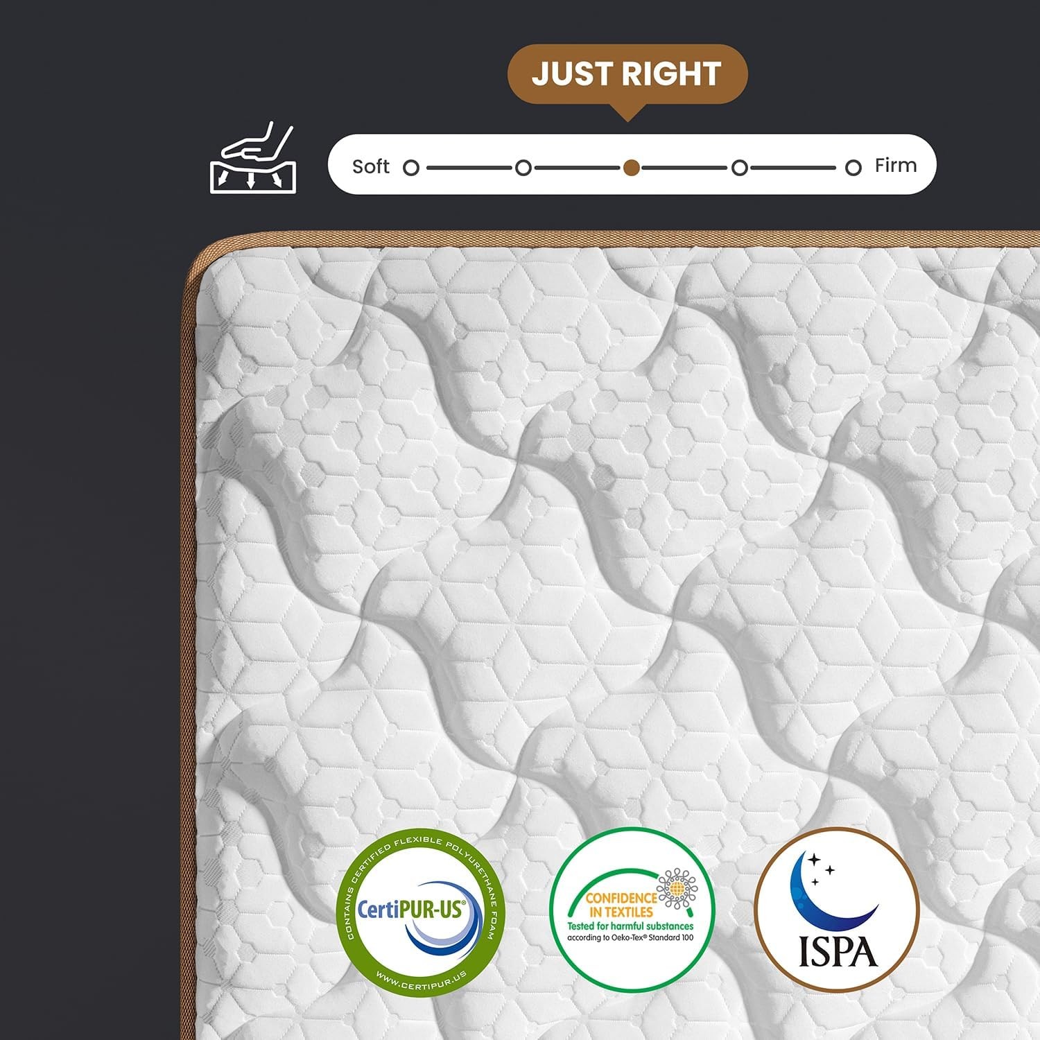 12» Full Queen King Size Mattress Memory Foam Medium Firm Mattress in a box