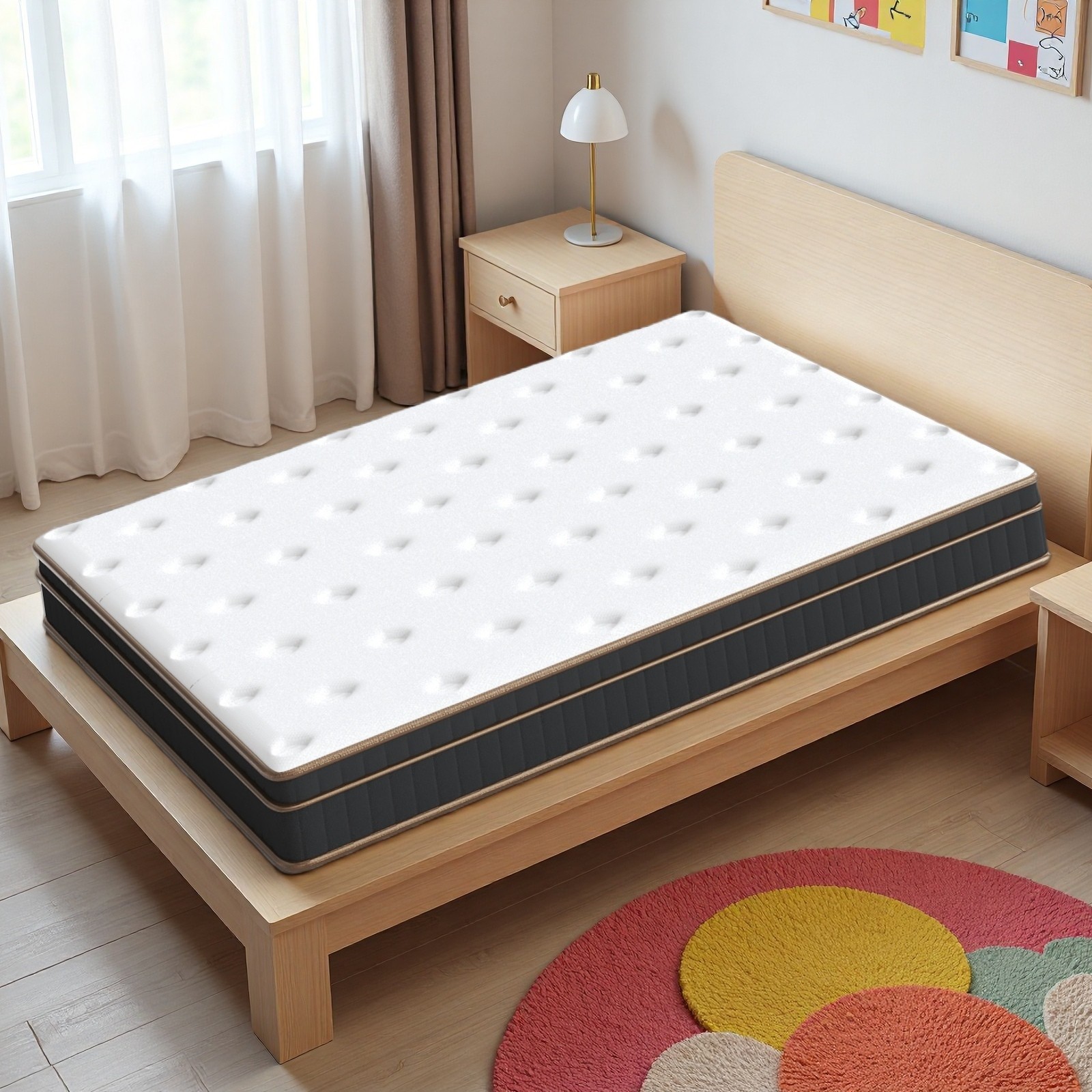 Full Innerspring Mattress 12-Inch – Medium Firm, Breathable For Dorms & Guests