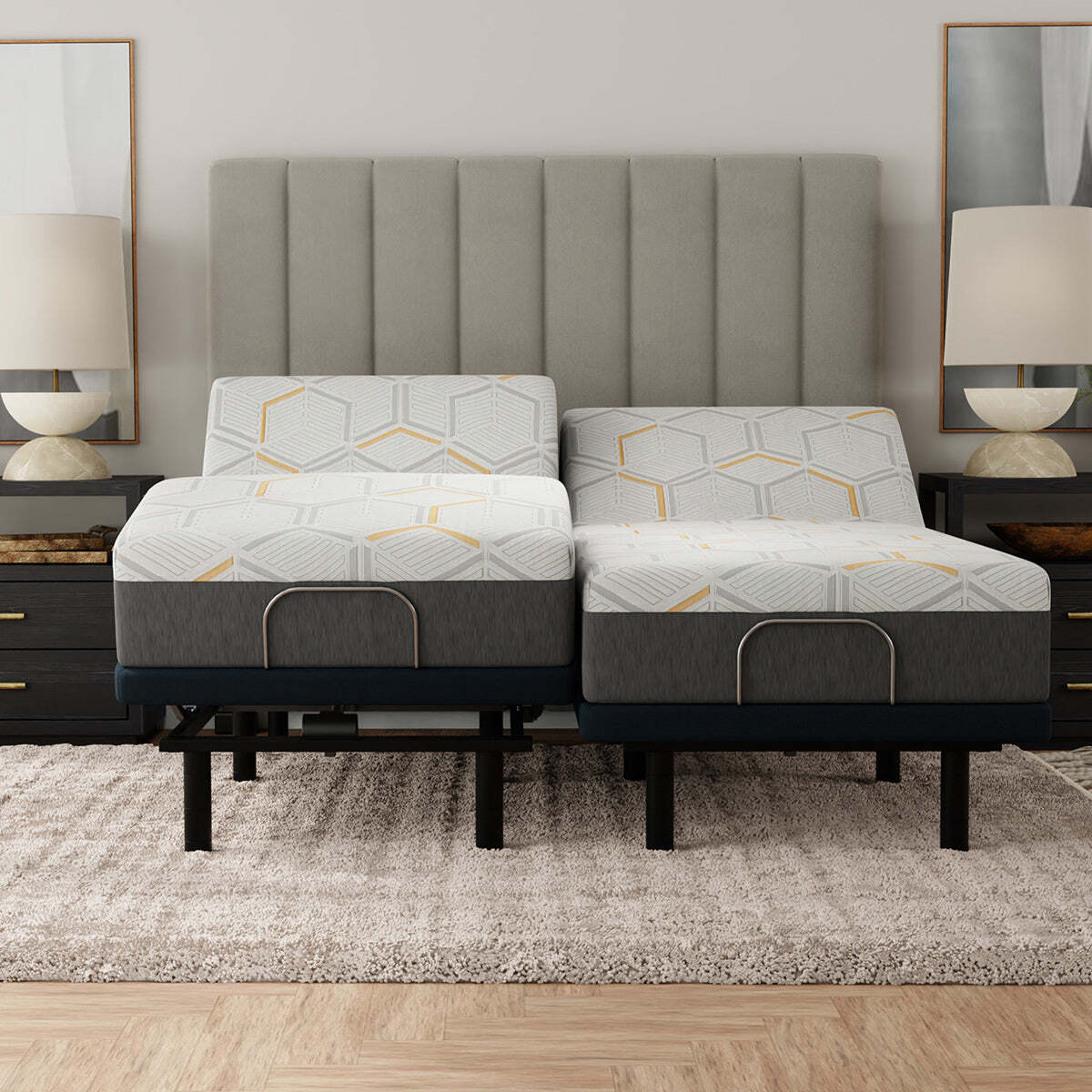 Bedplanet 12″ Copper Gel Infused Medium Firm Memory Foam Mattress
