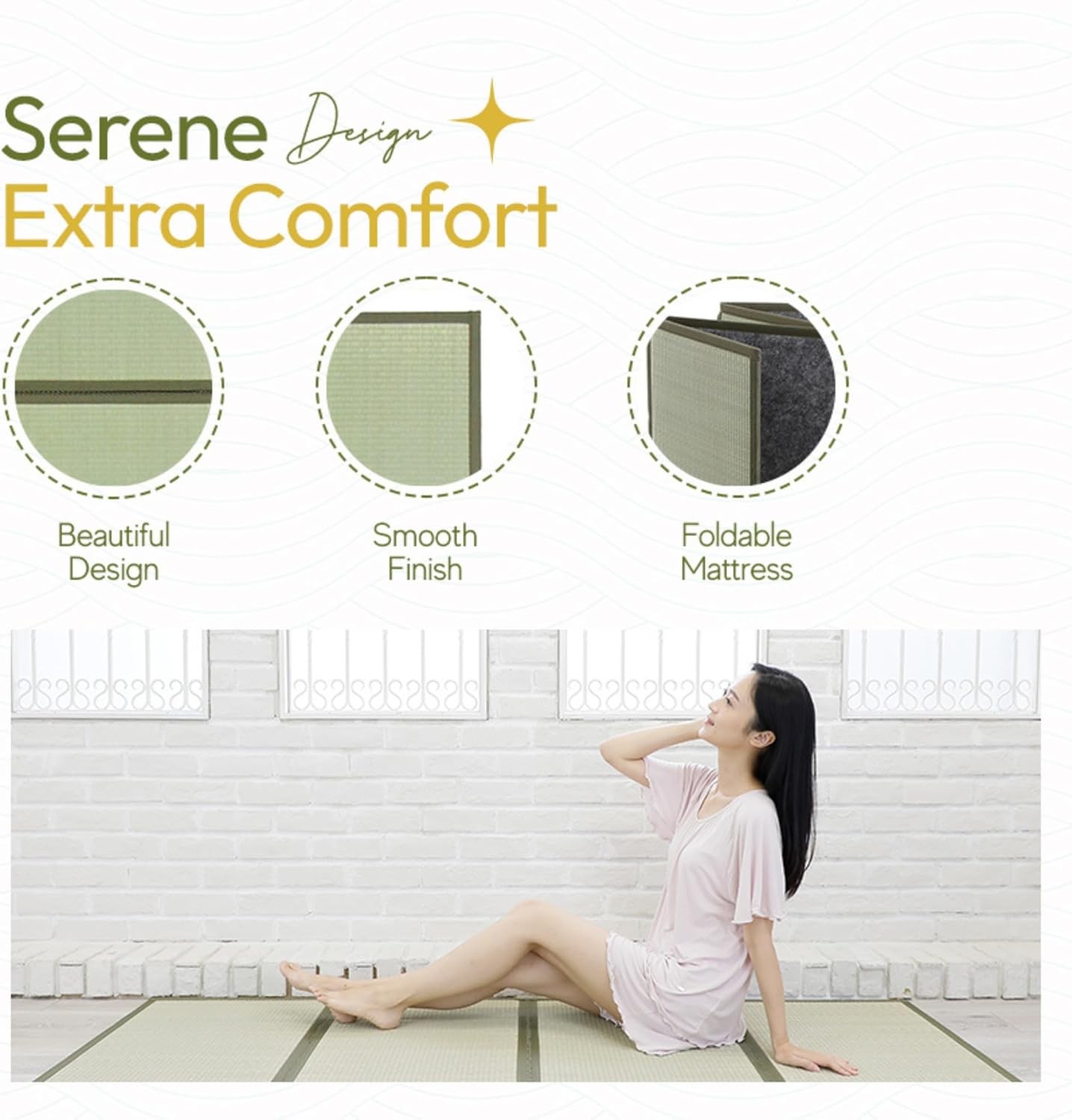 King Size Japanese Igusa Tatami Floor Mattress