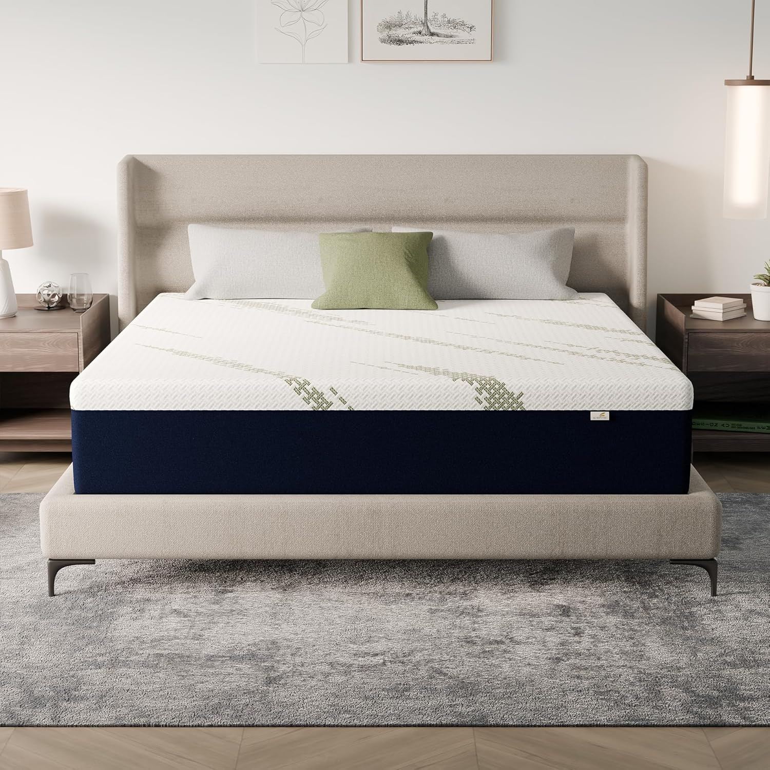 Full Size Mattress 10-Inch for Sleep Cooler – Cooling Gel Memory Foam Mattress w