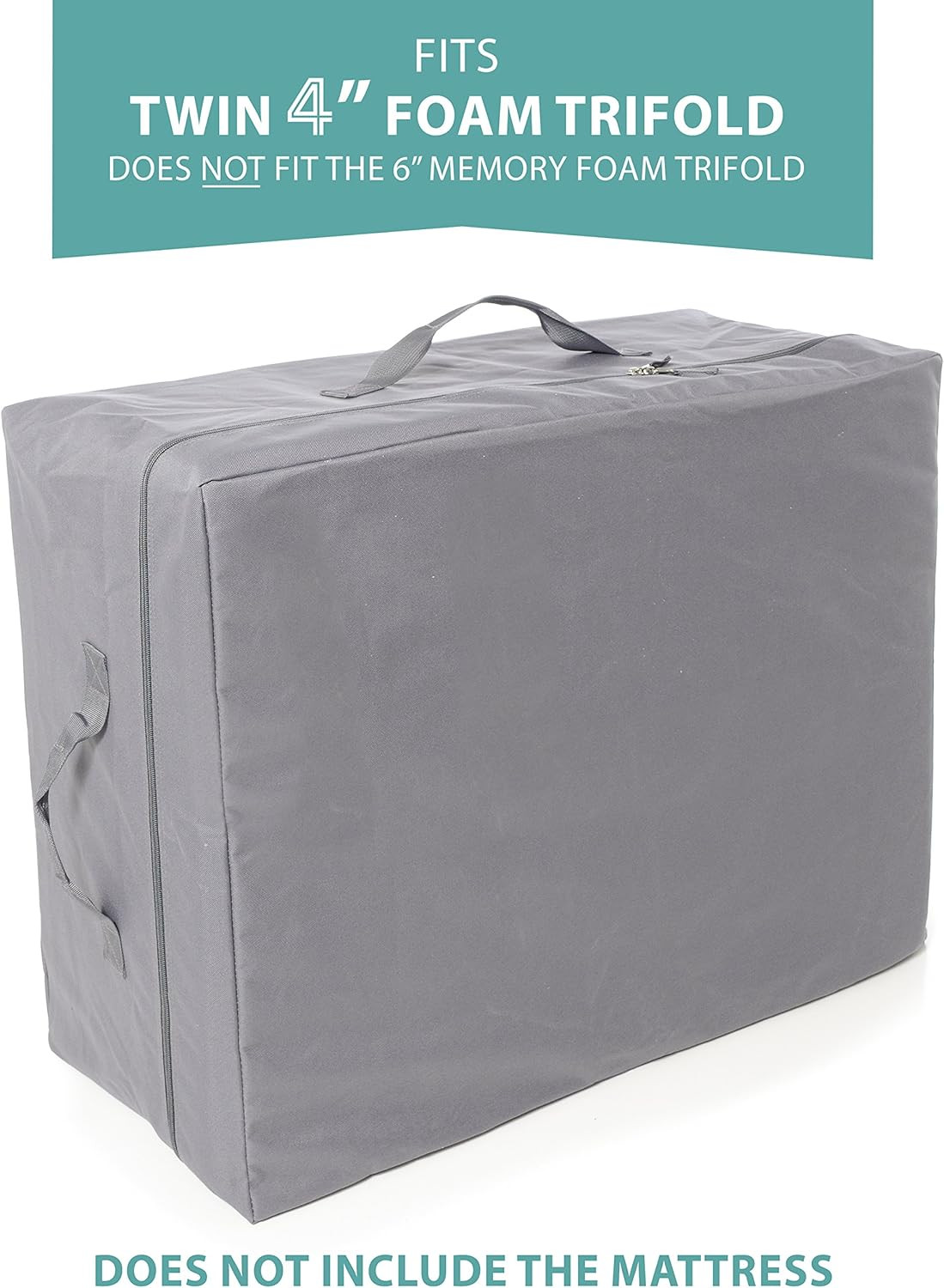 Carry Case for the Tri-Folding Mattress Twin (75″ X 38″ X 4″) (Mattress NOT Incl