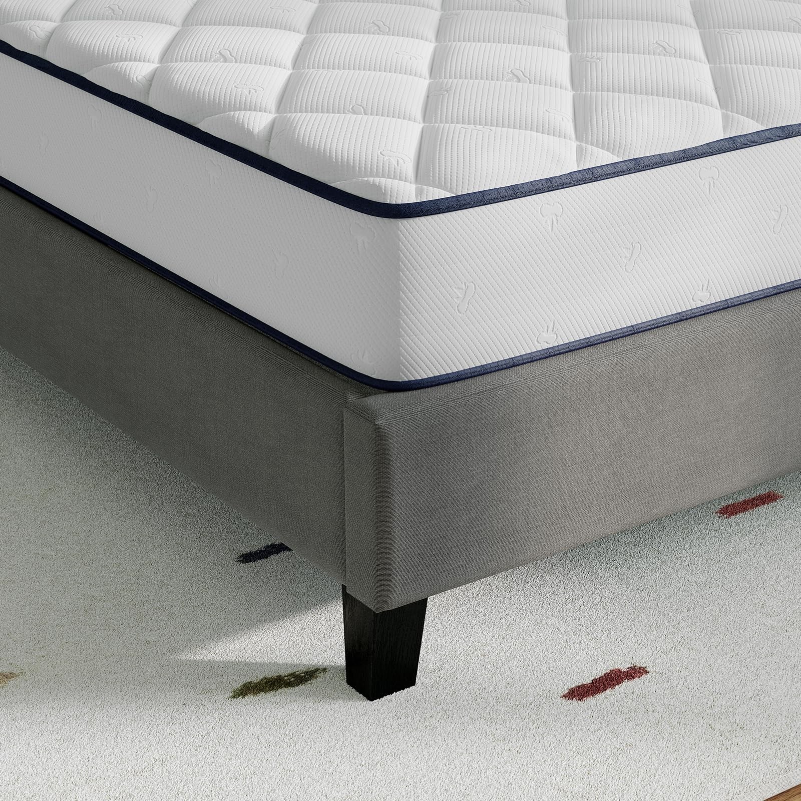 Twin Mattress 6 Inch, Foam and Spring Hybrid Mattresses for Restful Sleep, Tw…