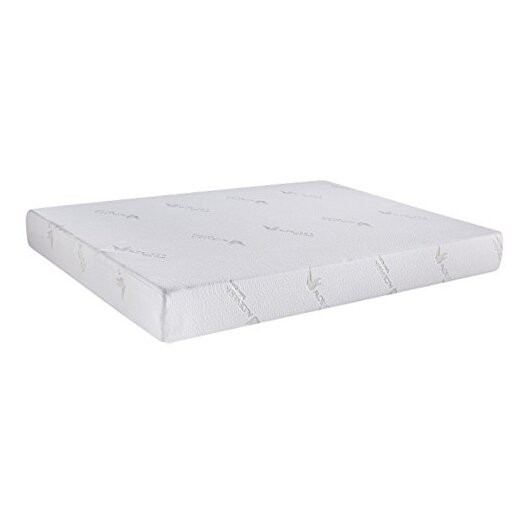 ALOE Luxury Soft Bedroom Aloe Vera Extract Infused Fabric Covered Queen 6-Inch