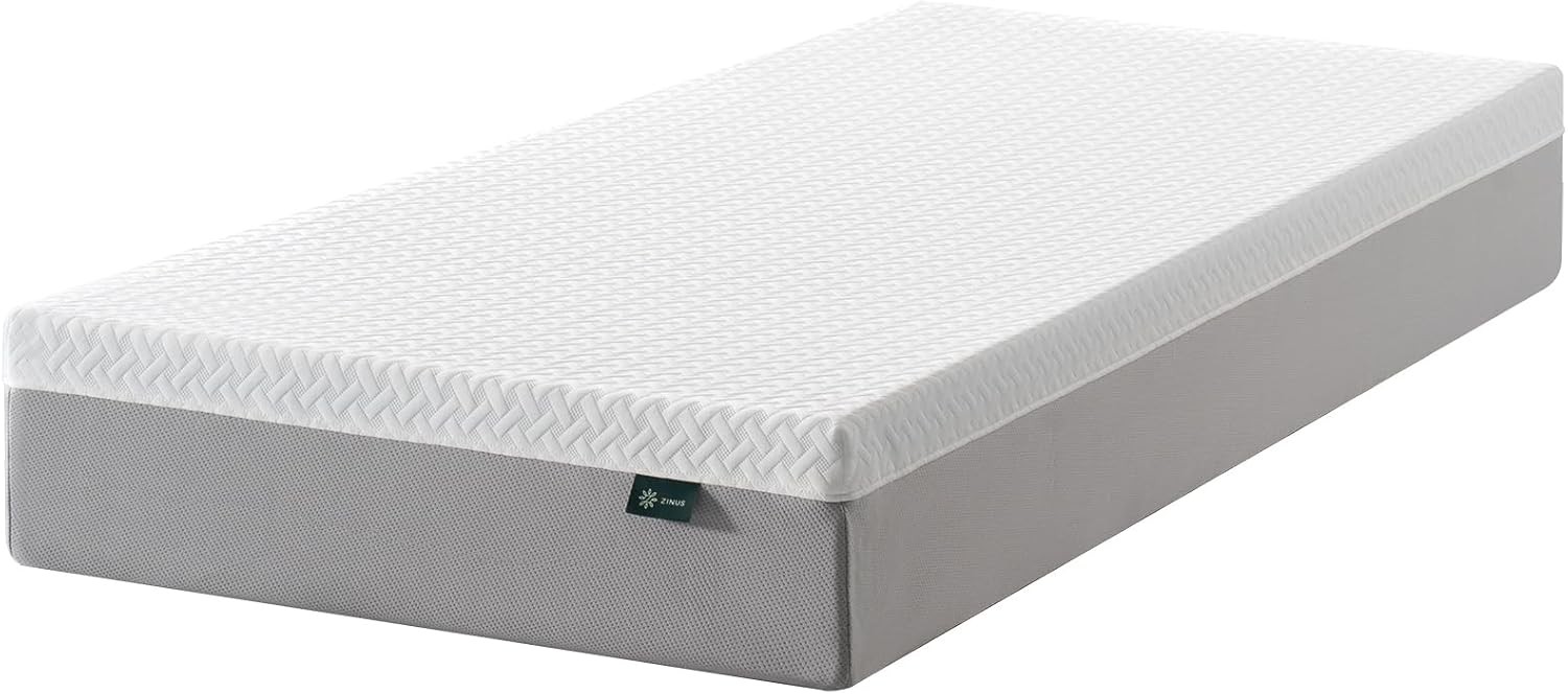 10 Inch Green Tea Essential Memory Foam Mattress [New Version] Twin Fiberglass