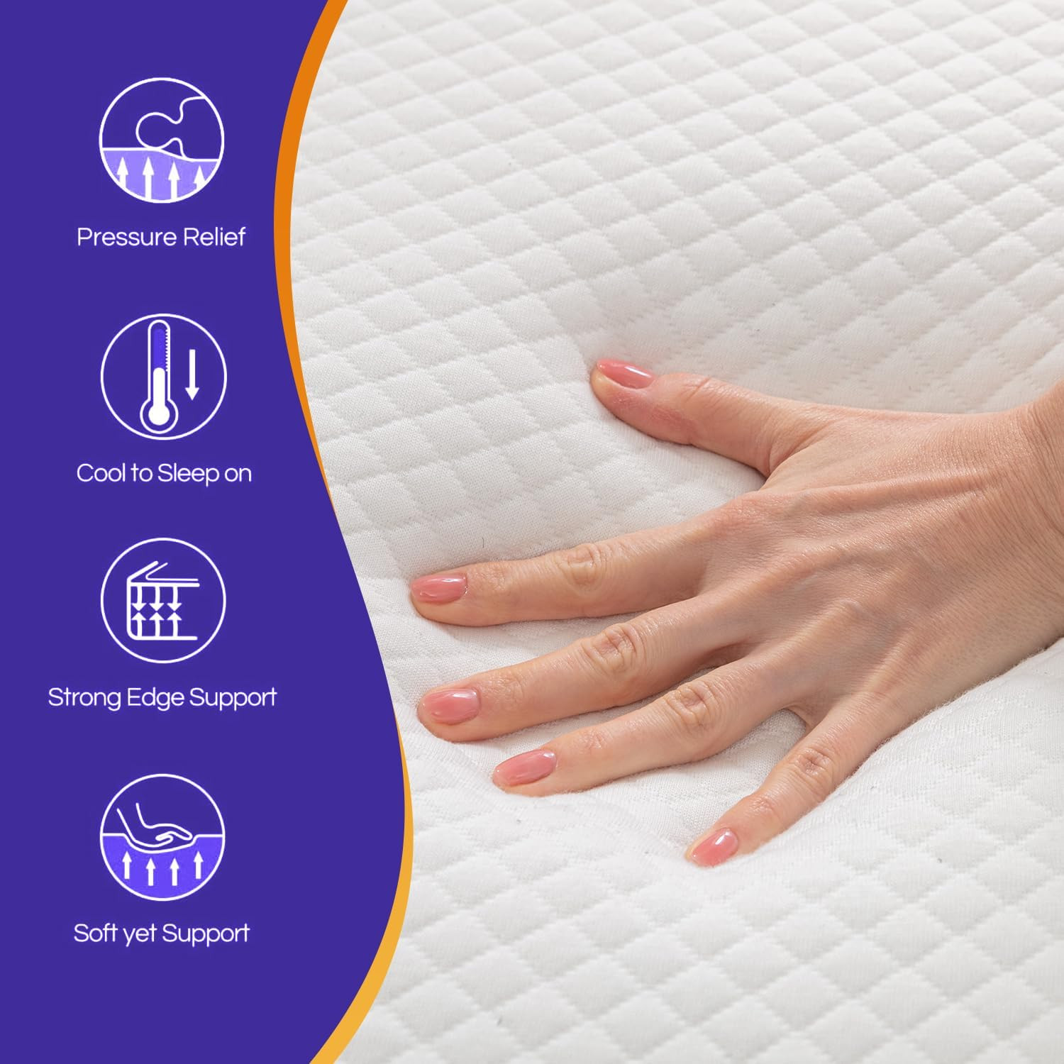 CALIFORNIA KING Gel Memory Foam ON SALE Bed Mattress Soft NO BACK PAIN Cal 10″