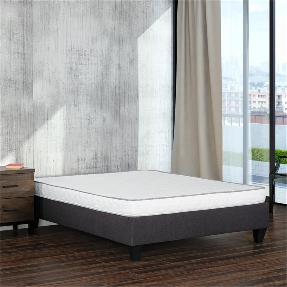 Primo International Suri 6in Polyurethane Full Mattress in White