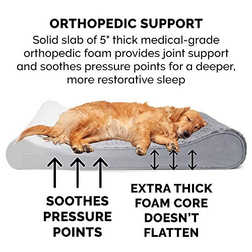 Orthopedic, Cooling Gel, and Memory Jumbo Ultra Plush Gray Orthopedic Foam