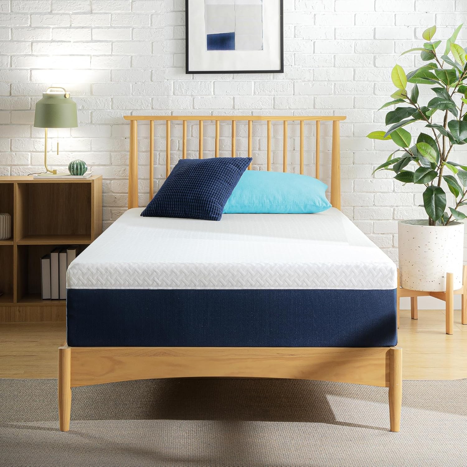8 Inch Twin Cooling Essential Memory Foam Mattress [NewVersion] Fiberglass Free