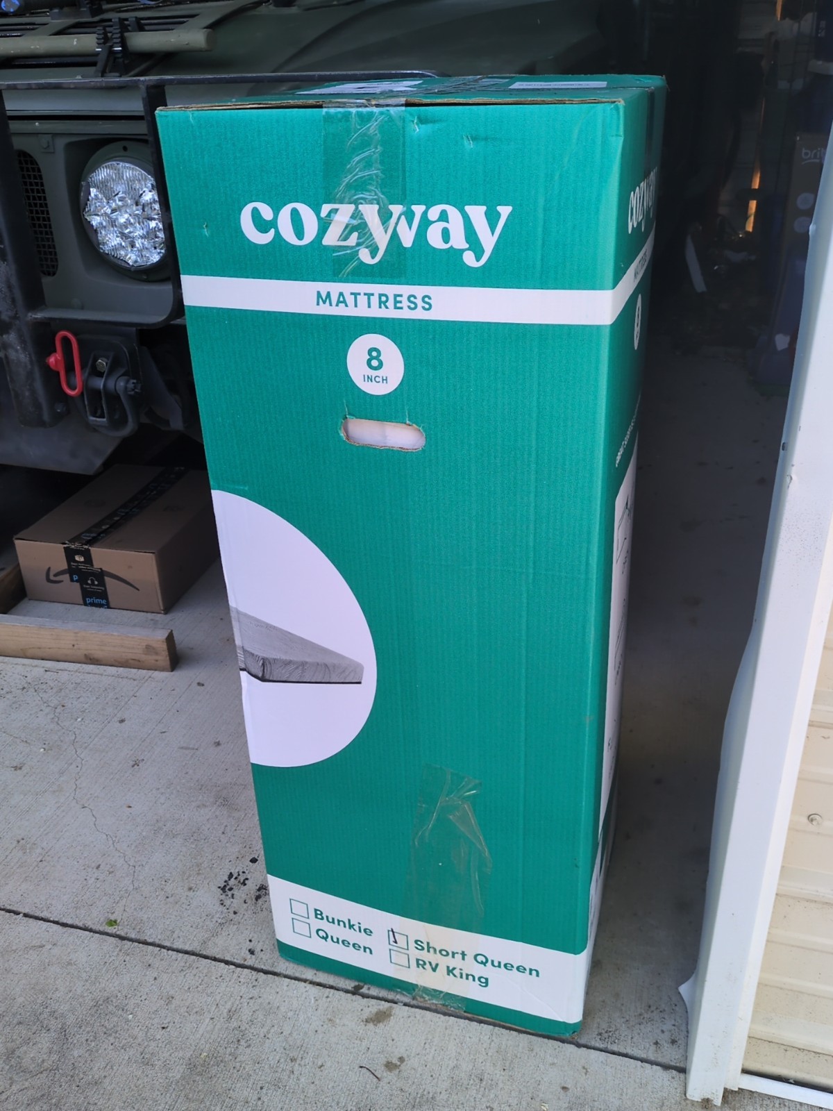 Cozyway 8″ Memory Foam Short Queen RV Mattress for Comfort on the Road New MIB