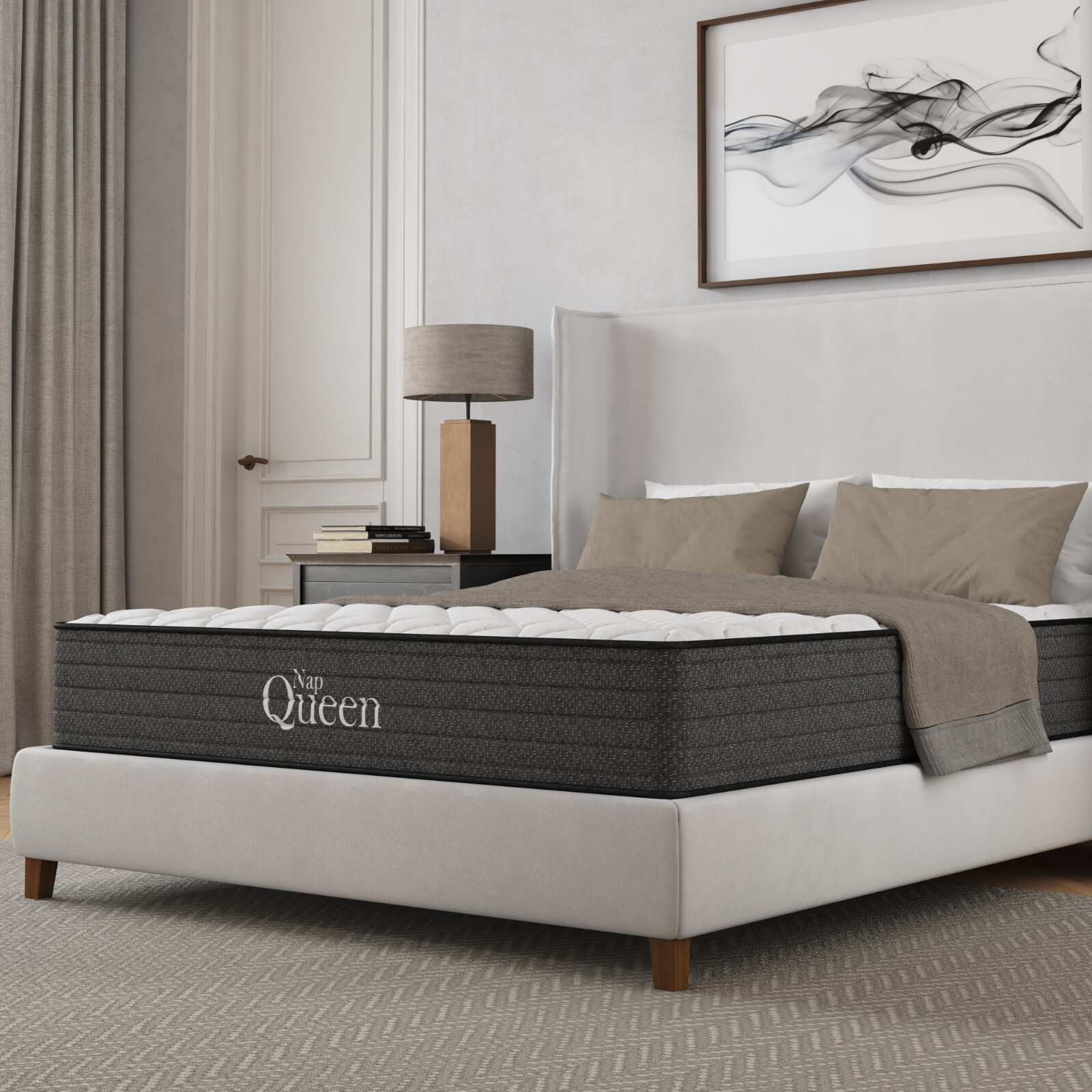 CertiPUR-US Certified, Queen Victoria 12 Inch Twin Cooling Gel Hybrid Mattres