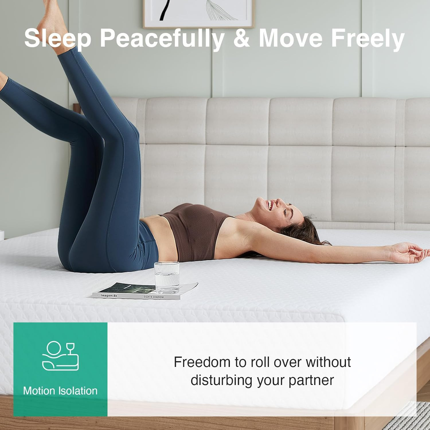 12 Inch King Memory Foam Mattress Bed in a Box Cooling Support Pressure Relief