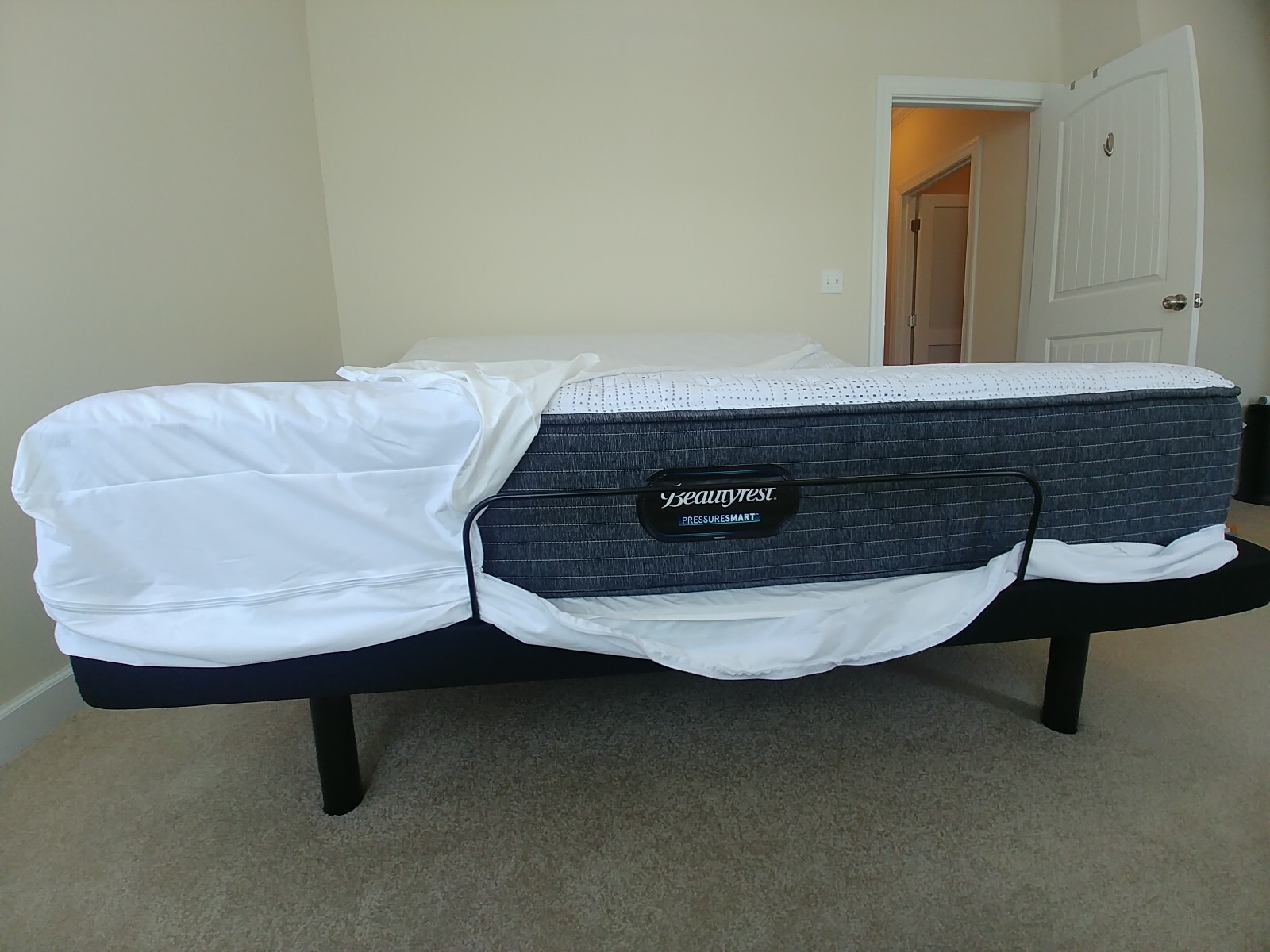SEALY adjustable mattress base (head and foot adjustable) with remote control