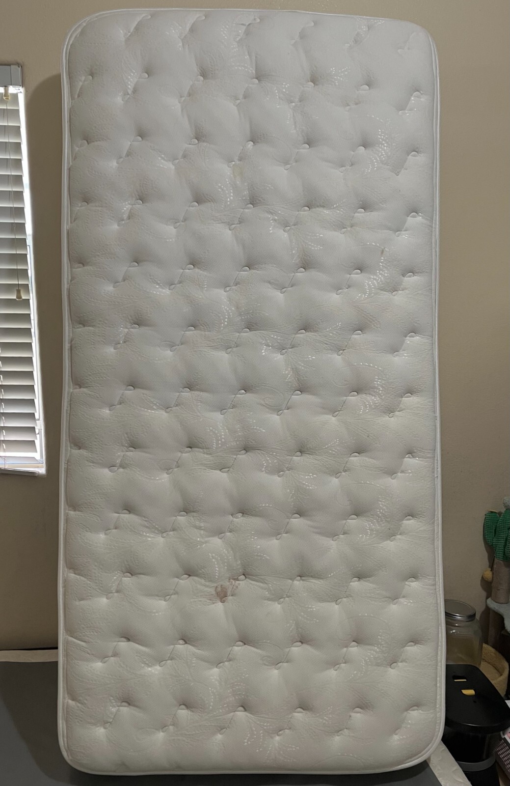 10″ Serta Perfect Sleeper Twin Sized Mattress, Metal Bed Frame Included