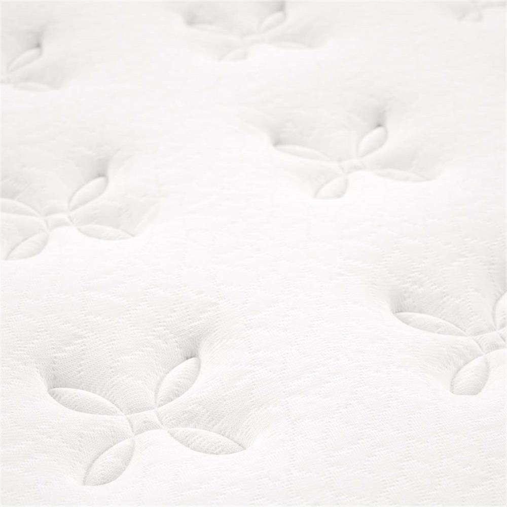 Pemberly Row 10″ Modern Innerspring and Foam California King Mattress in White