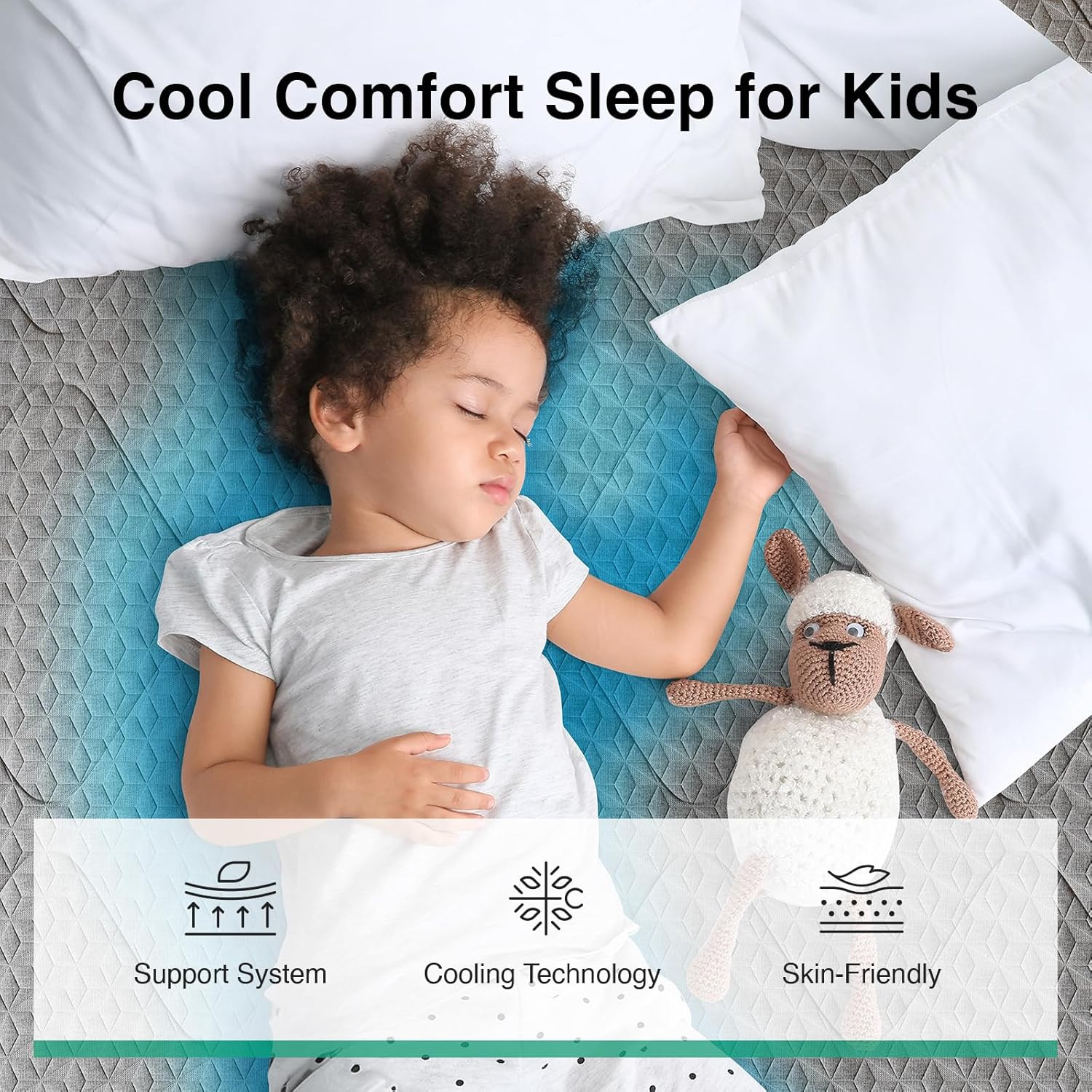 Twin Mattress for Kids,6 Inch Hybrid Twin Size Mattress with Bonnell Coil & Gel