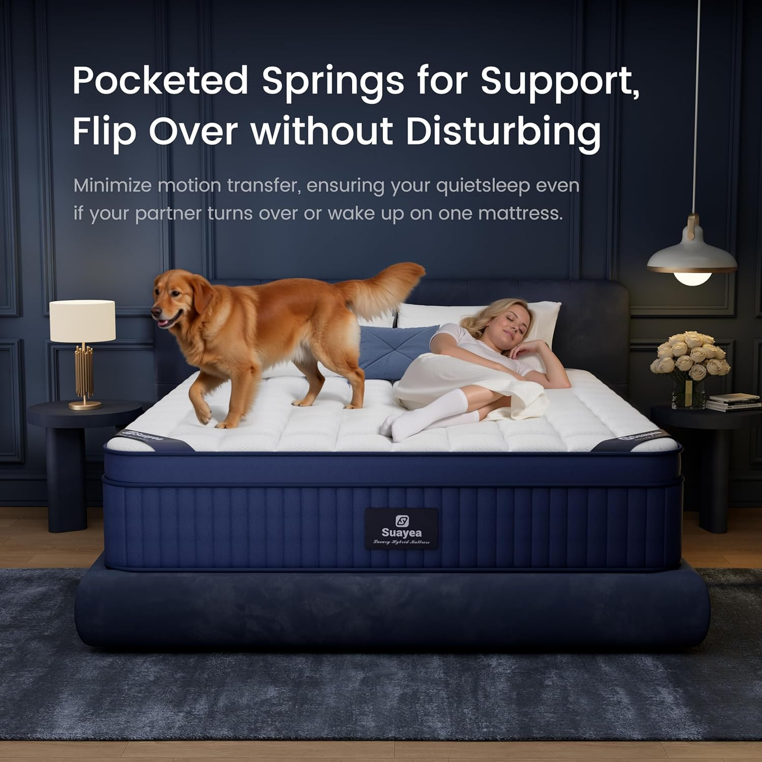 King Size Mattress, 12 Inch Size King Mattress in a Box, Medium Pocket Spring an