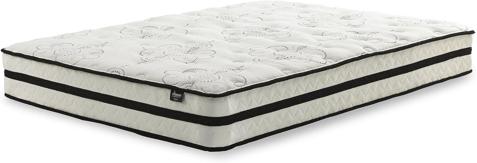 Chime 10″ Hybrid Gel Memory Foam Mattress with Lumbar Support & Pillow, Queen