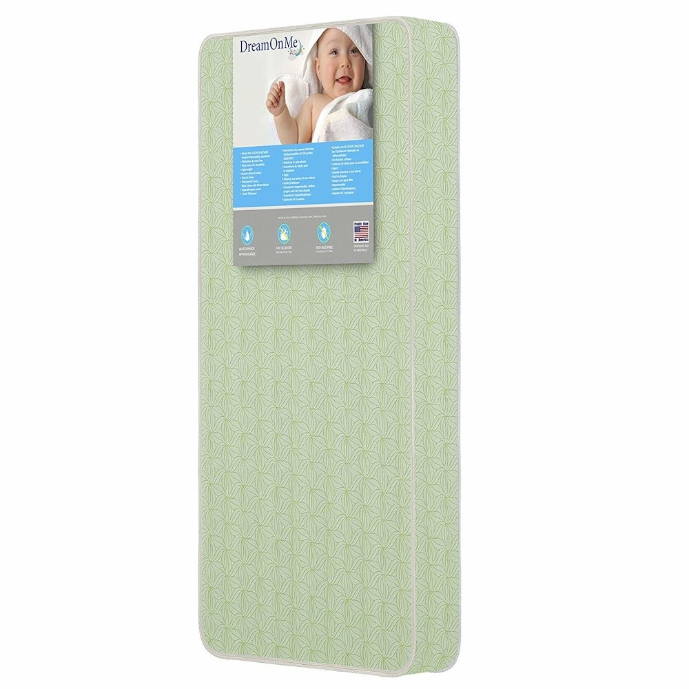 Dream On Me Bedtime 2-Sided Crib and Toddler 150 Coil Mattress