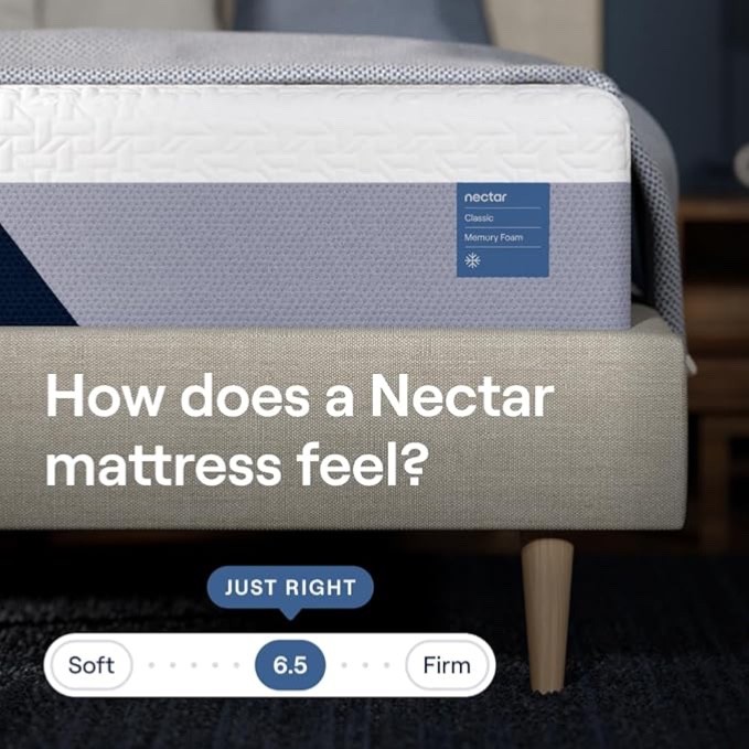 Nectar V000257252 12 inch Gel Memory Foam Queen Mattress