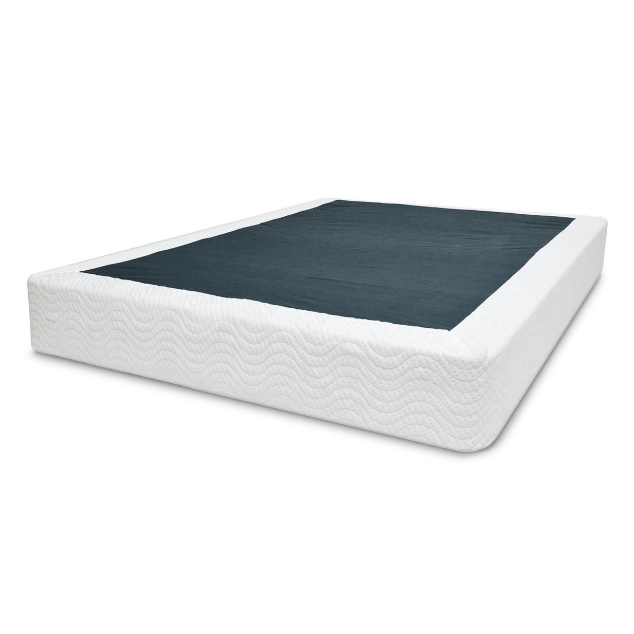 Twin Steel Metal Box Spring Mattress Foundation with Cover