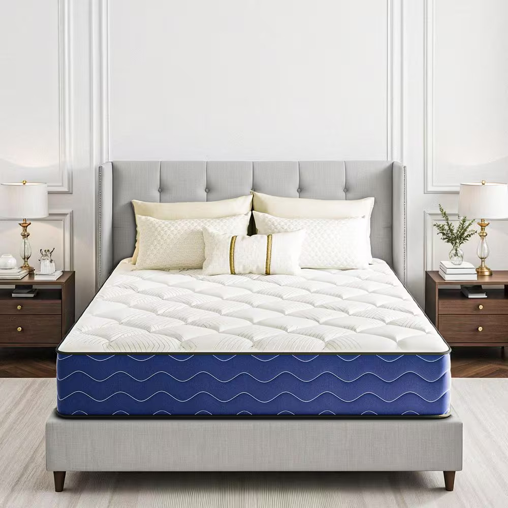 QUEEN Size Firm Memory Foam 12 In. Motion Isolation Innerspring Mattress