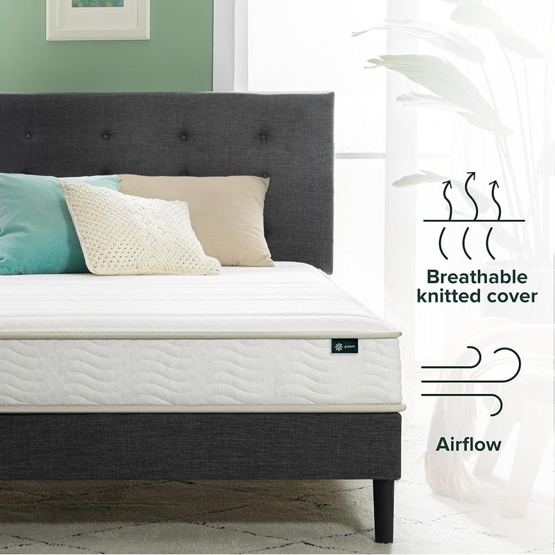 Hybrid Twin XL Mattress Foam Tight Top Medium Firm Support Eco-Friendly New