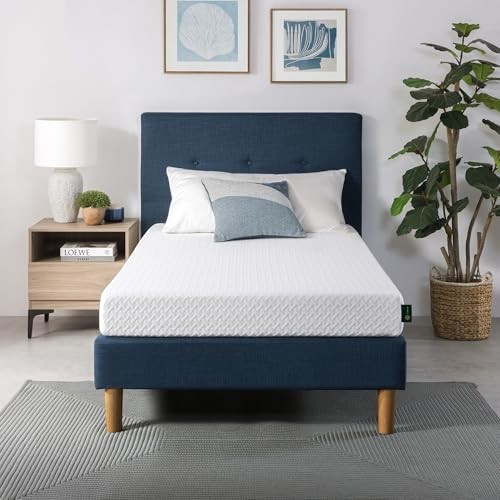 6 Inch Twin Memory Foam Mattress – Cooling, Fiberglass Free, Medium Feel, Safe M