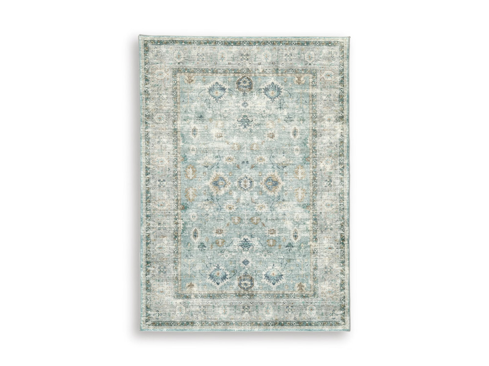 Signature Design by Ashley Ladstoney 5′ x 7′ Memory Foam Area Rug,