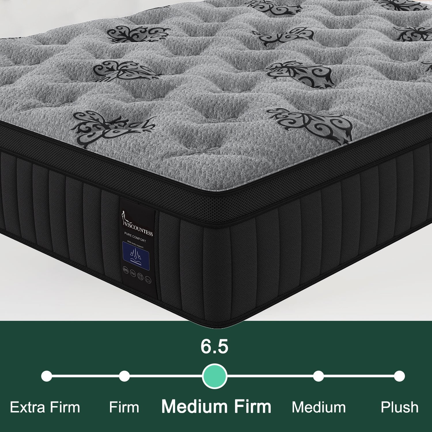 9″ 12″ 14″Gel Memory Foam Hybrid Spring Mattress Twin Full Queen King in A Box