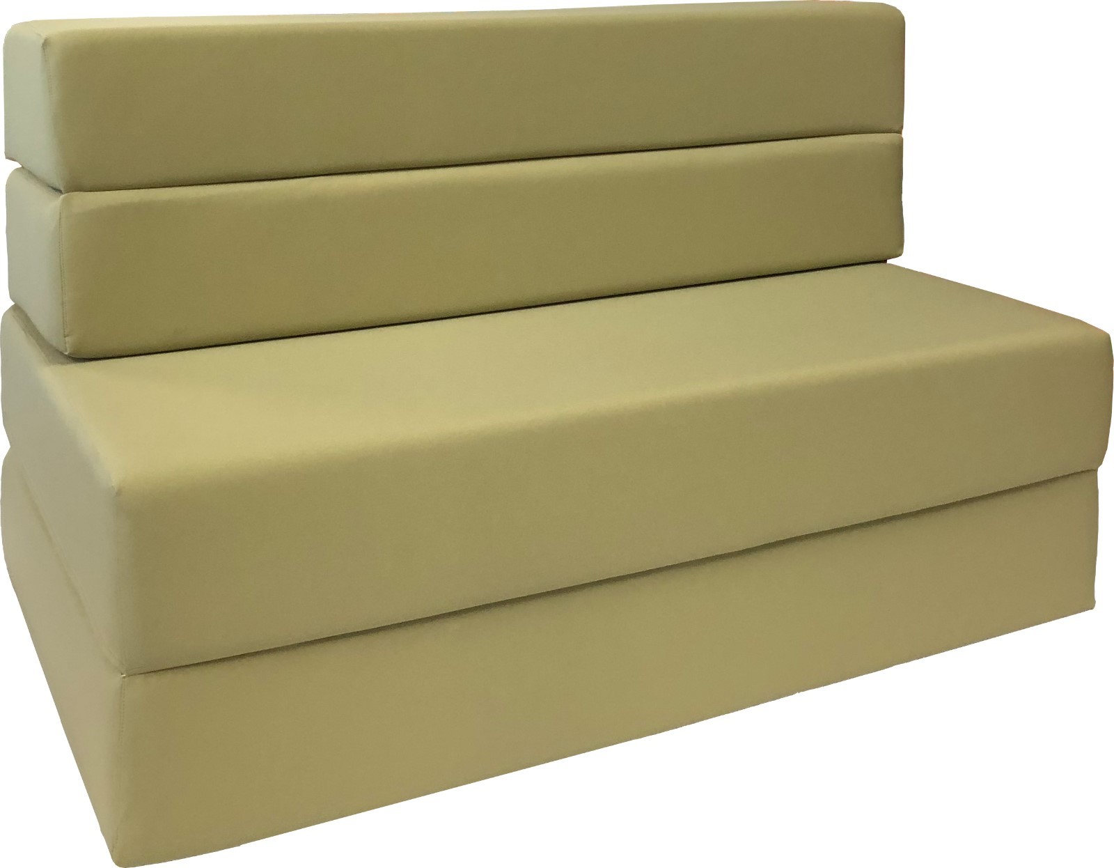 Queen Size Folding Foam Mattress, Sofa Chair Bed, RV Mattresses 6x60x80 Tan