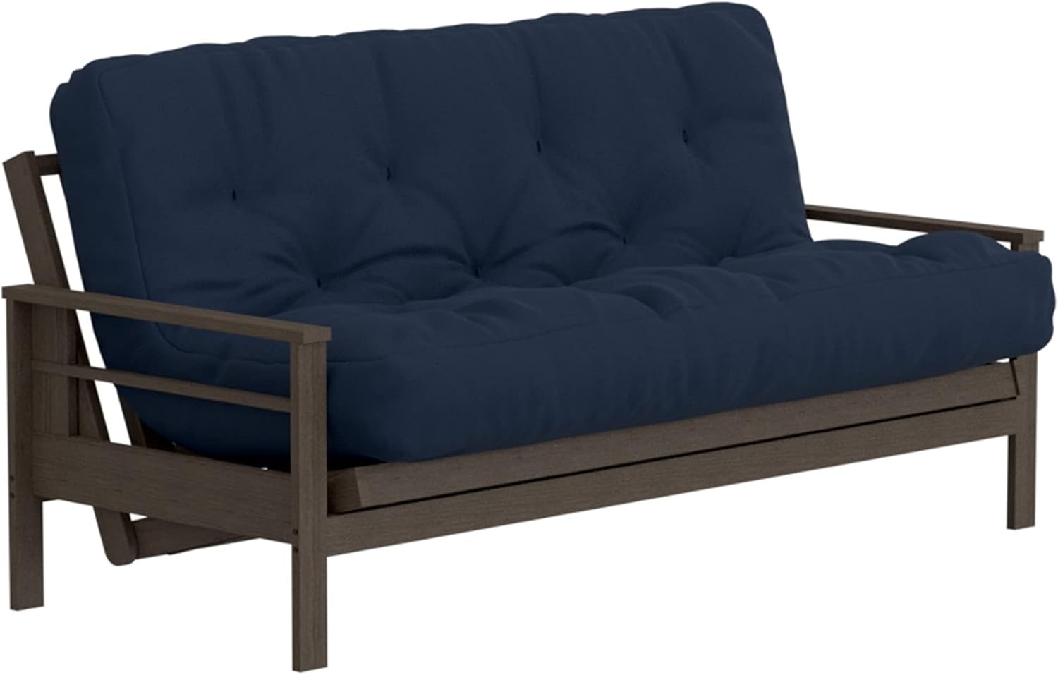 by The Futon Factory | 10 inch Pocket Coil Futon Mattress – Navy Color – Queen